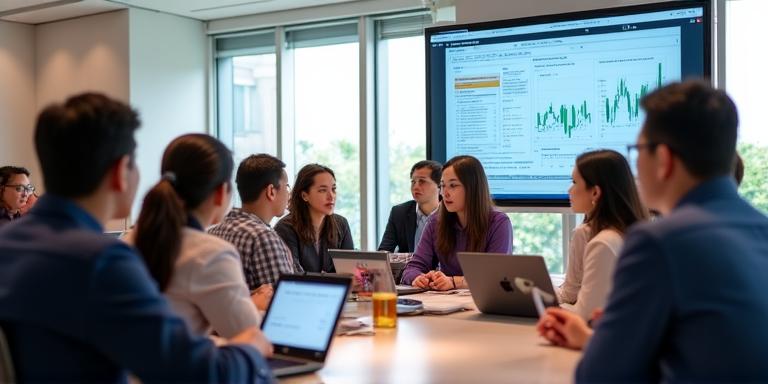 บรรยากาศการเรียนการสอนที่เป็นกันเองในเวิร์กช็อปการลงทุน