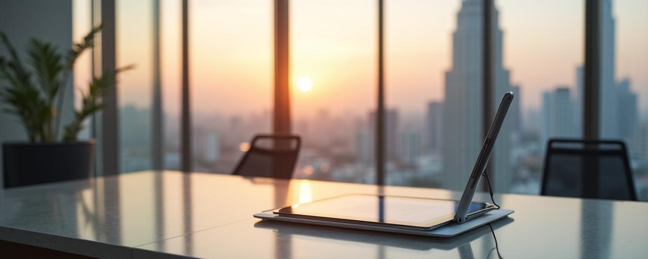 บรรยากาศการทำสัญญาทางธุรกิจที่น่าเชื่อถือในกรุงเทพฯ